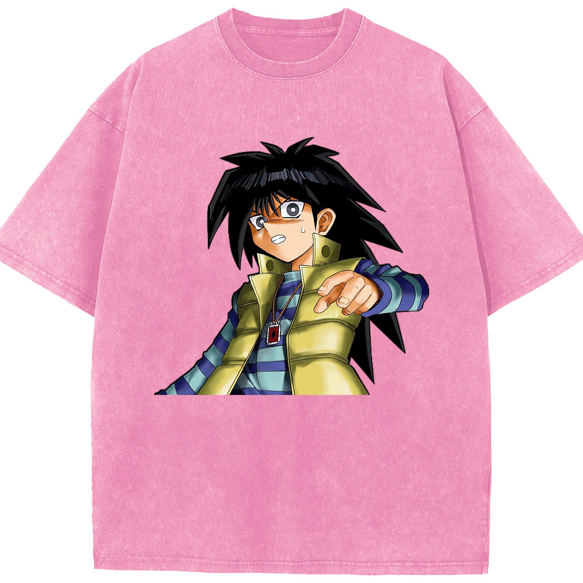（画像用） 遊☆戯☆王 Yu-Gi-Oh! 綿100% ヴィンテージ風 半袖Tシャツ（フロントプリント）